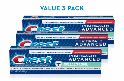 Crest Pro-Health Advanced Gum Protection Toothpaste Pack-3