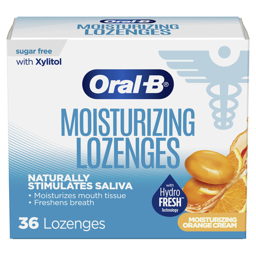 Oral-B Dry Mouth Orange Cream Lozenges