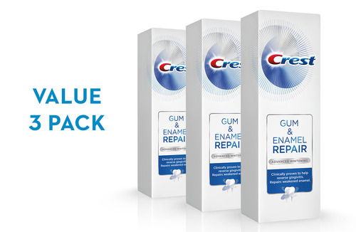 Crest Gum & Enamel Repair Advanced Whitening Toothpaste Pack 3
