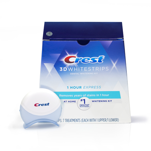 Crest 3DWhitestrips Express Whitening Kit with LED Light