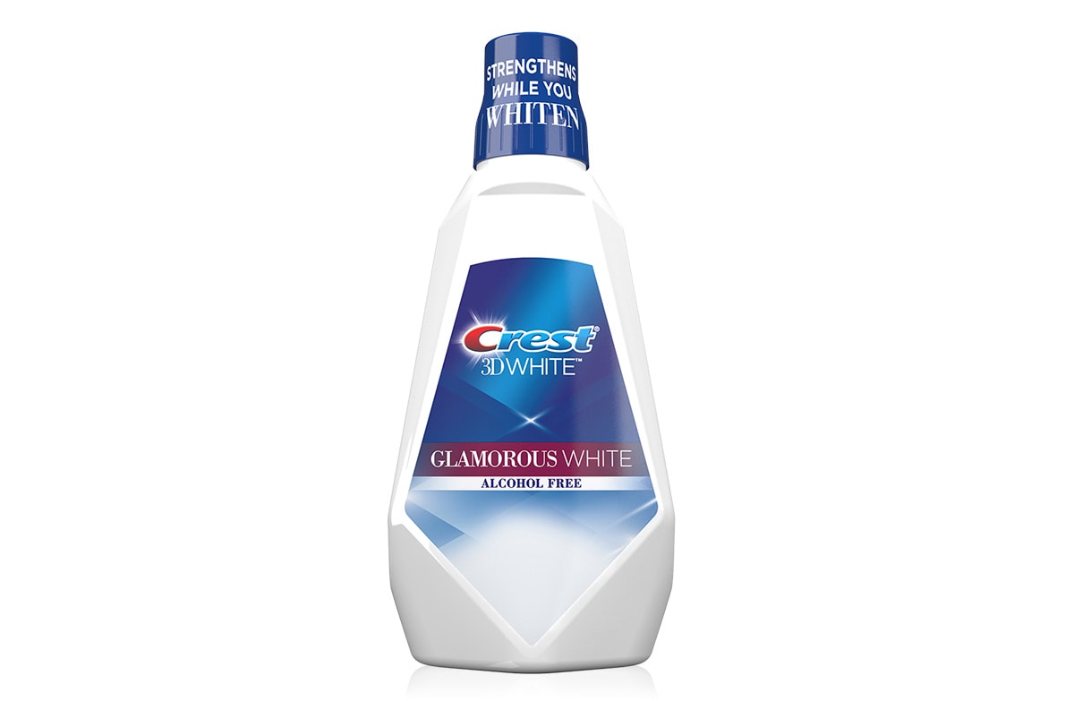 Crest 3D White Glamorous White Multi-Care Whitening Mouthwash